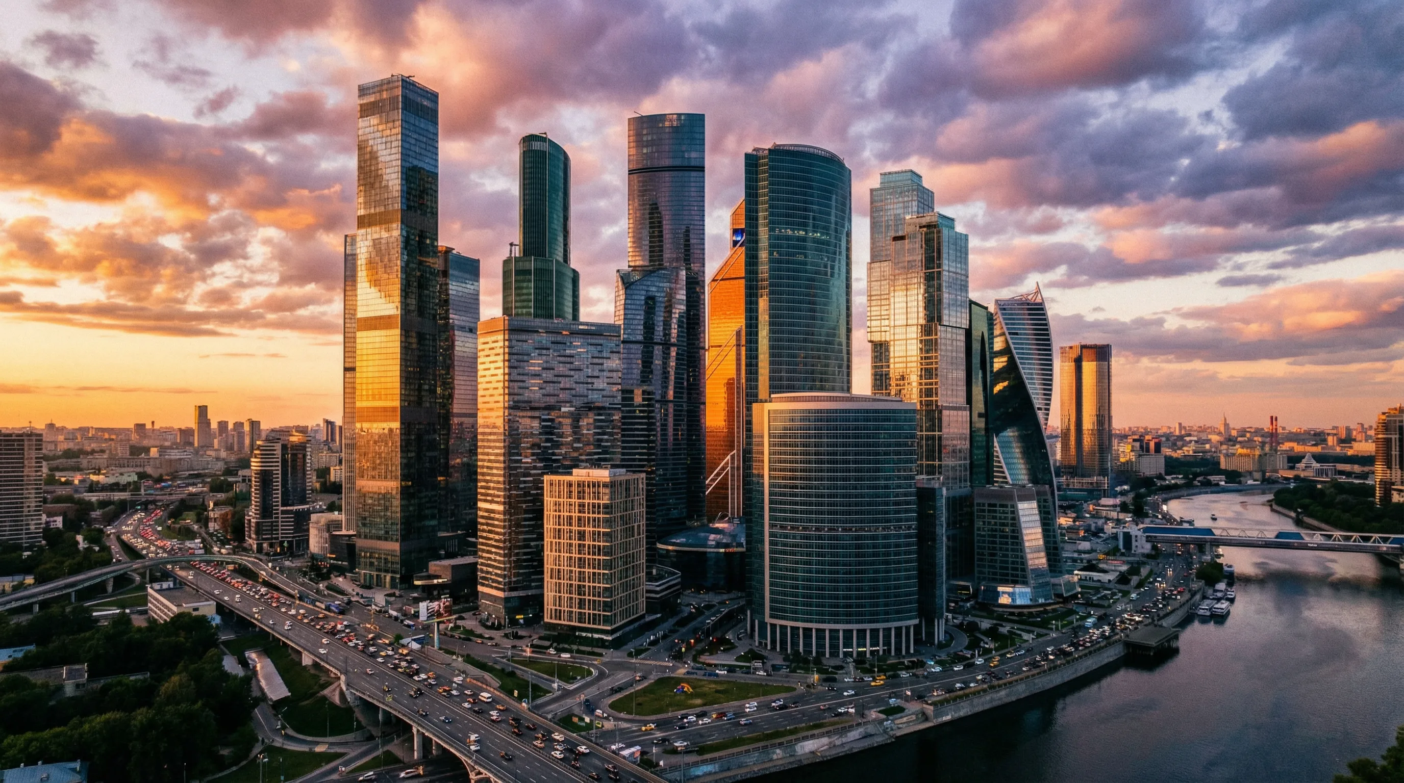 抖阴精选视频 - 都市黄昏航拍全景